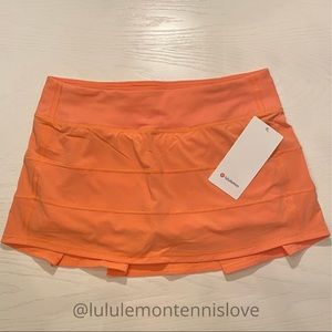 New Lululemon pace rival skirt apricot size 8